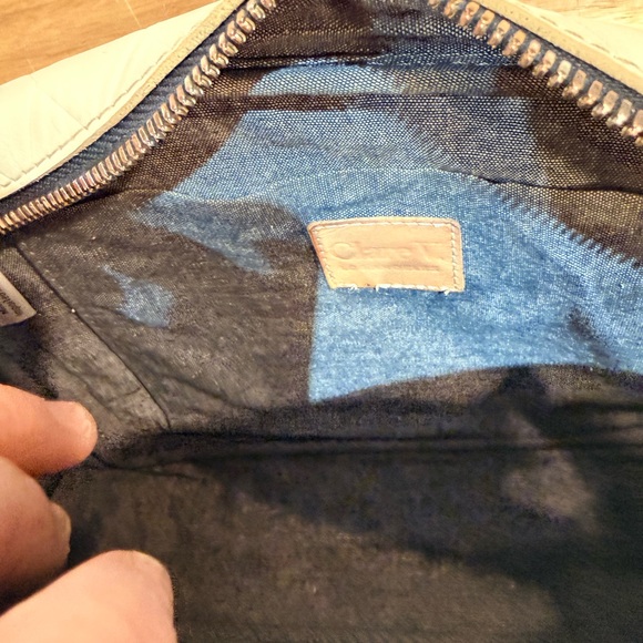 Clare V Marisol with Front Pocket 
Color: Cream Diamond
Original Price: $399 EUC - Picture 9 of 9